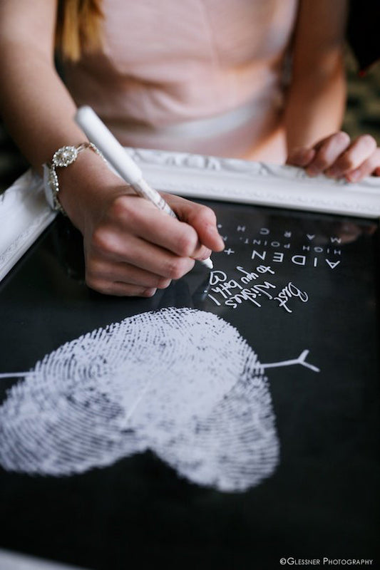 Guest signing fingerprint guest book alternative