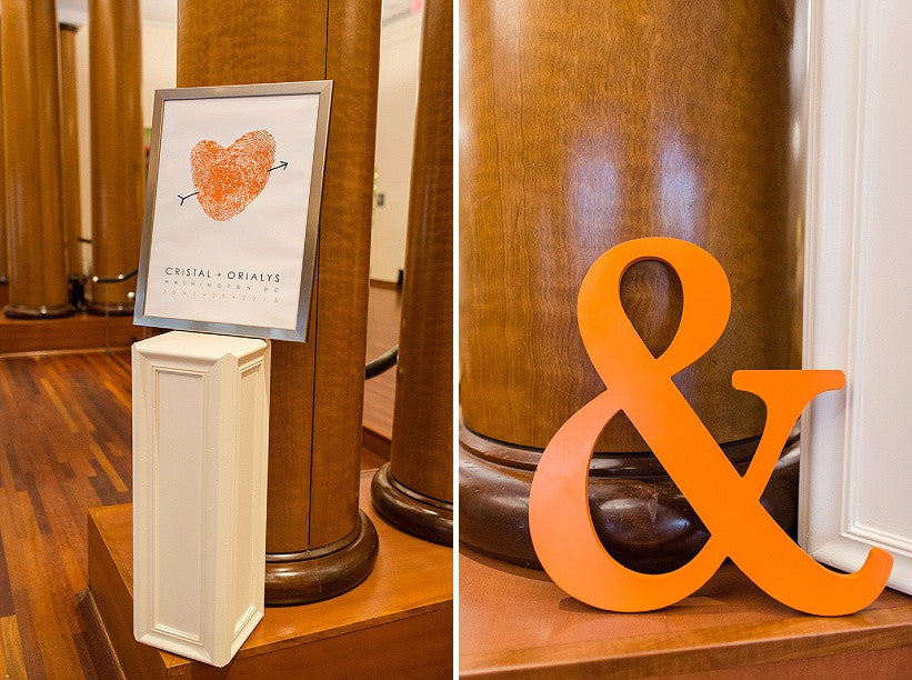 Summer Wedding Idea Fingerprint Sign