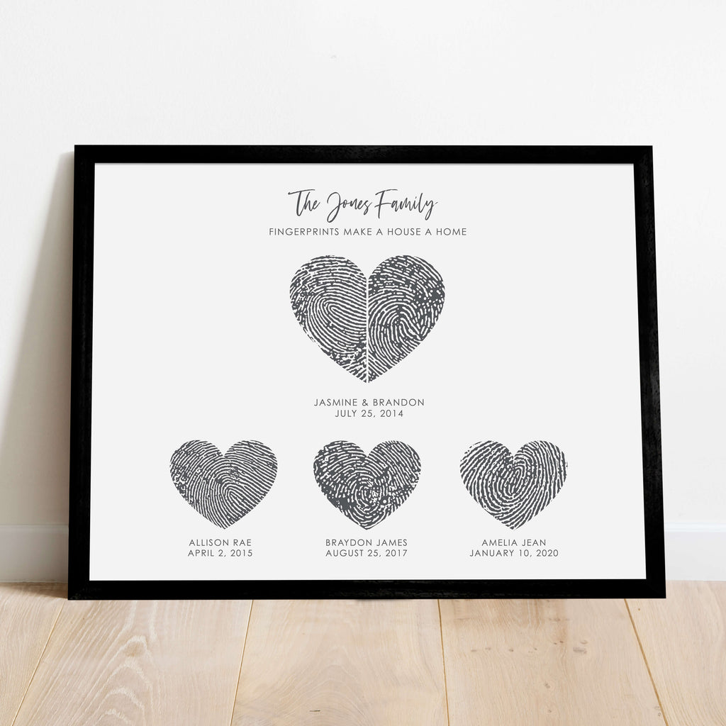 Fingerprint Family Art