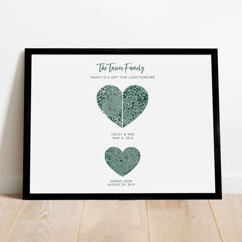 Fingerprint Family Art