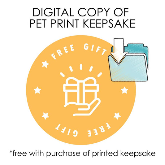 FREE Digital Copy of Pet Print Keepsake - Flutterbye Prints