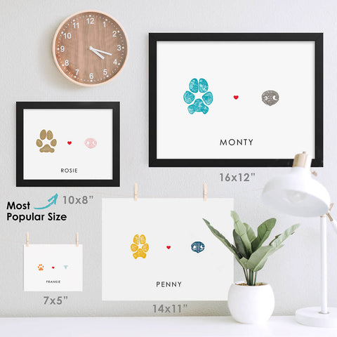 photo display to help decide between 7x5, 10x8, 14x11, and 16x12 sizes