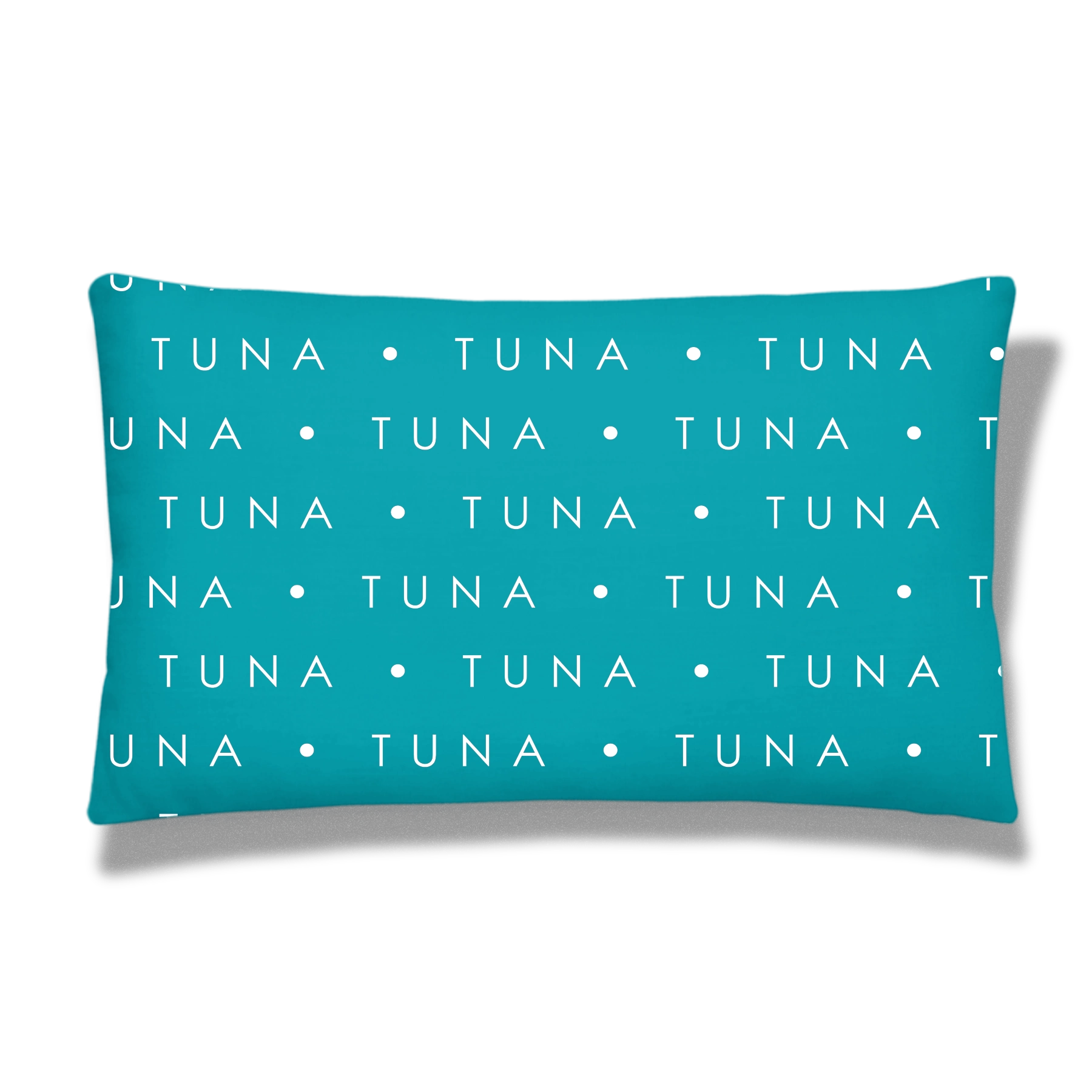 Customized pet paw print pillow measuring 20 by 12 inches for people with multiple pets.