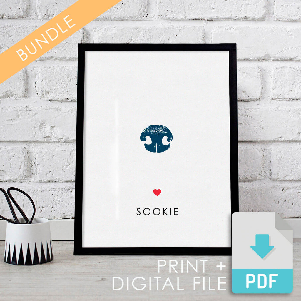 Pet Nose Print + DIGITAL File  📥  - On Sale