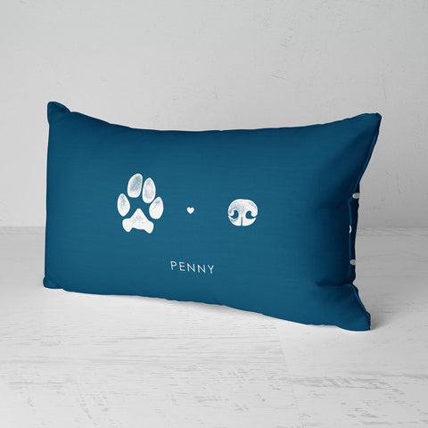 Pet Paw & Nose Pillow + Candle - Flutterbye Prints