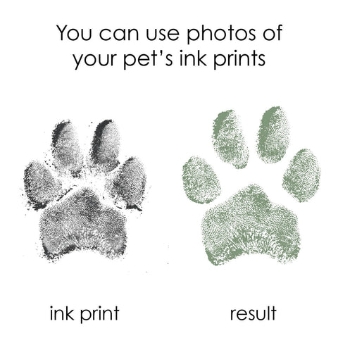 Pet Paw Print - Additional Copy - Flutterbye Prints