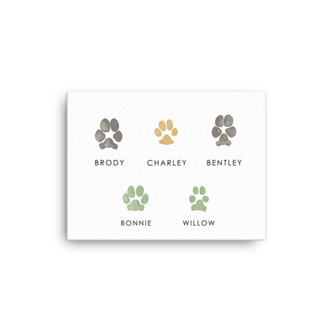 Pet Paw Print for Multiple Pets