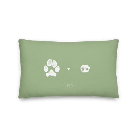Pet Paw & Nose Pillow + Candle - Flutterbye Prints