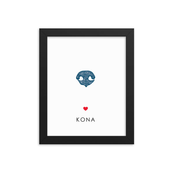 Custom Pet Nose Print Memorial Art How to Get Dog Nose Print Easy Way