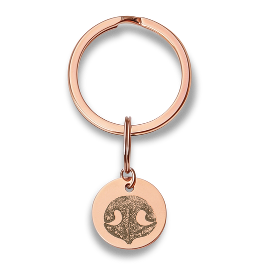 Pet Nose Print Keychain