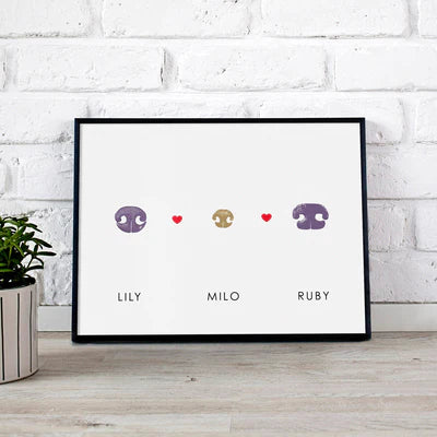 Pet Nose Print for Multiple Pets - On Sale