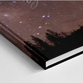 Night Sky Traditional Wedding Guest Book - Flutterbye Prints