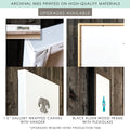 canvas and framed materials upgrade for custome pet print artwork