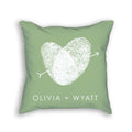 decorative personalized pillow custom gift for wedding or anniversary
