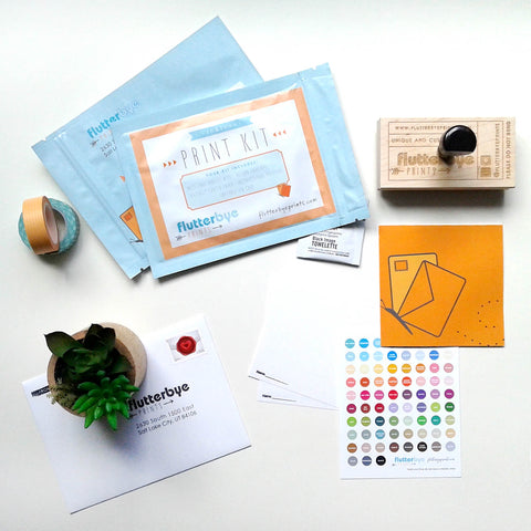 Flutterbye Prints Inkless Fingerprint Kit Fingerprinting System no ink mess free